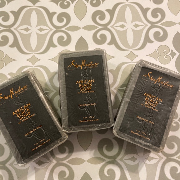 African Black Soap (pack of 3) - Picture 2 of 2
